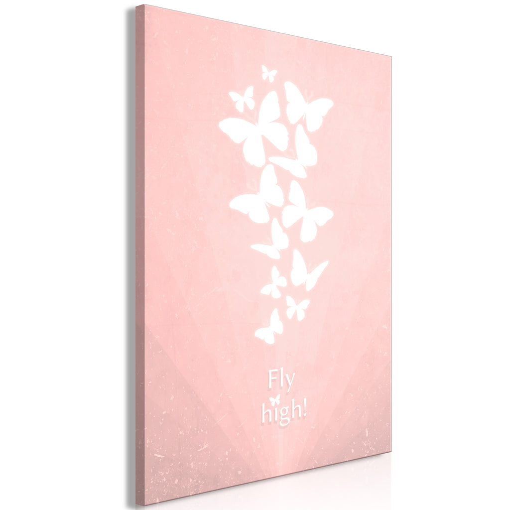 Canvas Print Fly High! Vertical 1 Part