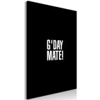 Canvas Print G'day Mate Vertical