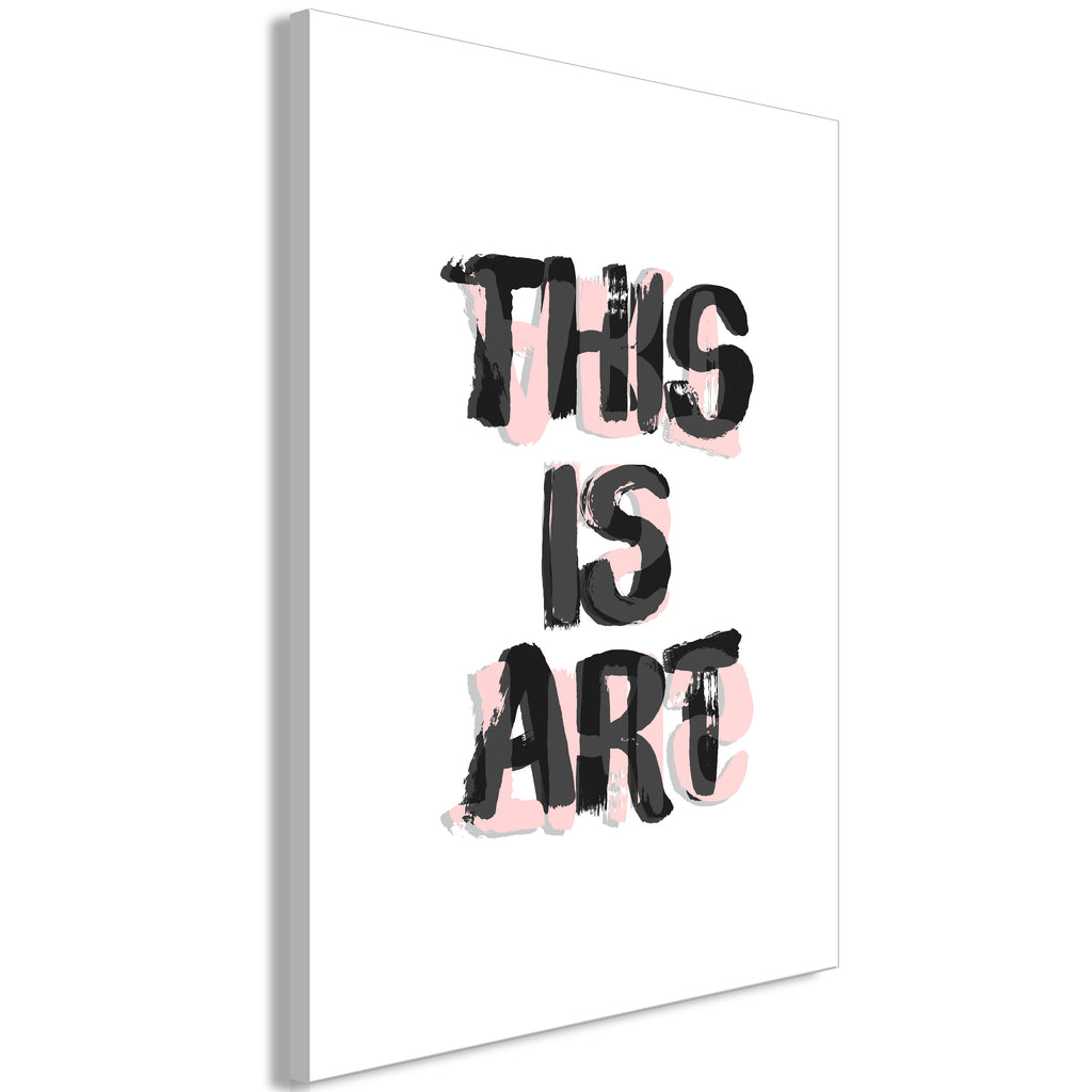 Canvas Print - This Is Art (1 Part) Vertical