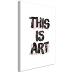 Canvas Print - This Is Art (1 Part) Vertical