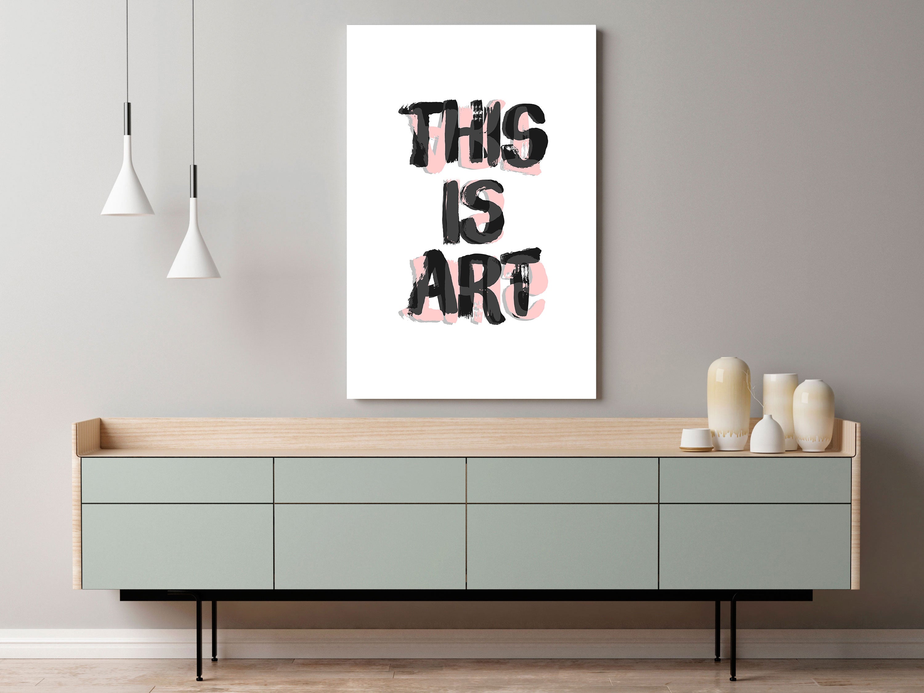 Canvas Print - This Is Art (1 Part) Vertical