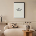 Don't Forget to Be Awesome Quote Canvas Print