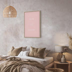 Now or Never Typography Vertical Canvas Print