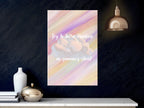 Canvas Print Try to Be a Rainbow (Vertical)