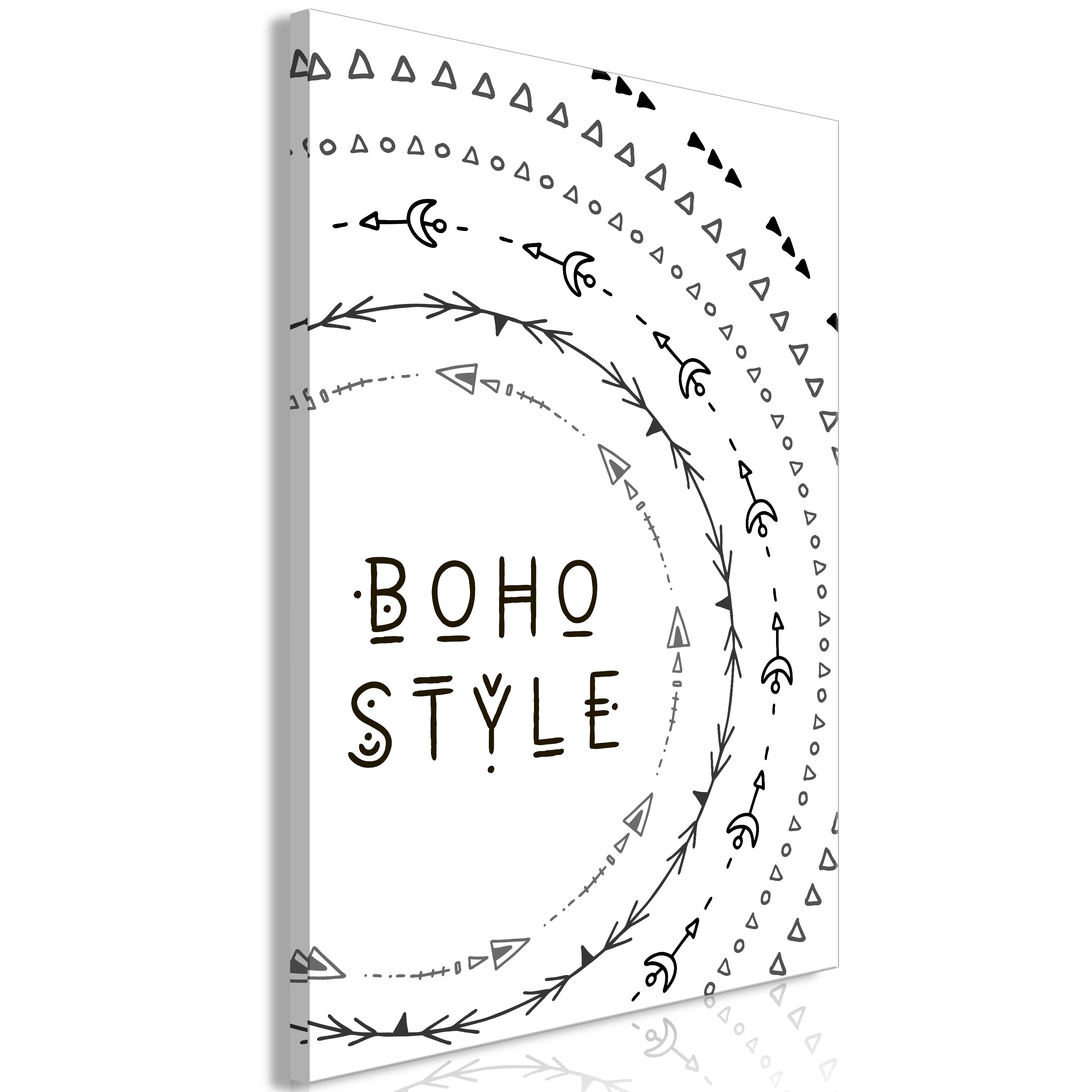 Canvas Print Boho Style Vertical