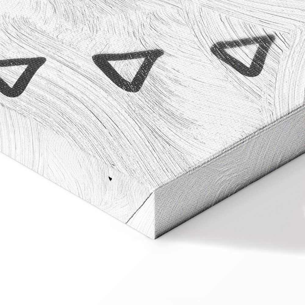 Boho Typography Vertical Canvas Print