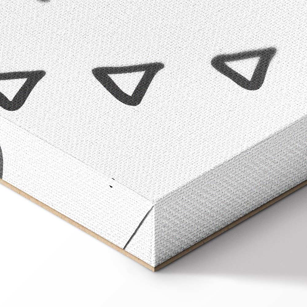 Boho Typography Vertical Canvas Print