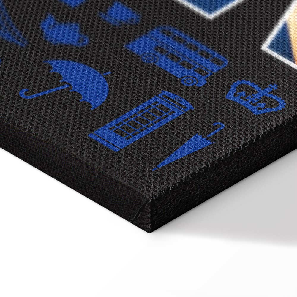 London City of Culture Typography Canvas Print