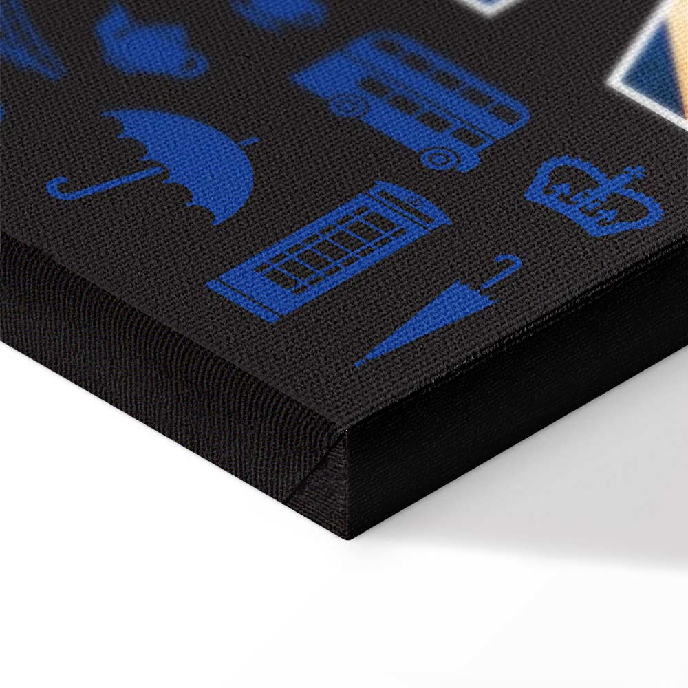 London City of Culture Typography Canvas Print