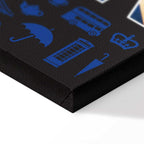 London City of Culture Typography Canvas Print