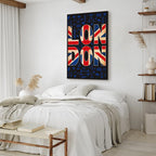 London City of Culture Typography Canvas Print