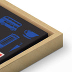 London City of Culture Typography Canvas Print