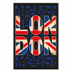 London City of Culture Typography Canvas Print