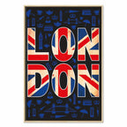 London City of Culture Typography Canvas Print