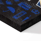 London City of Culture Typography Canvas Print