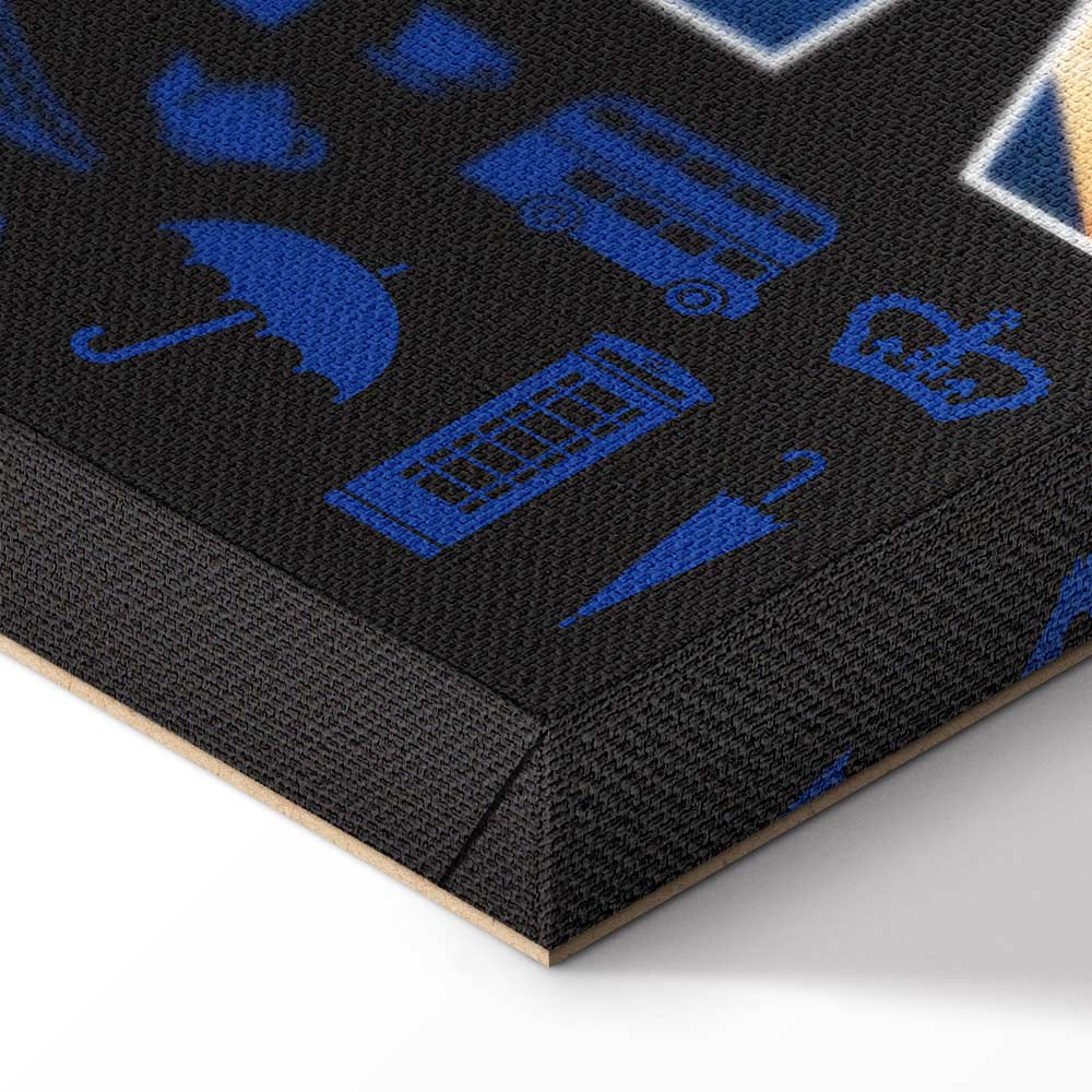 London City of Culture Typography Canvas Print