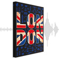 London City of Culture Typography Canvas Print