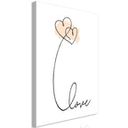 Canvas Print Connected in the Clouds Vertical