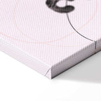 Liquid Lips Text Fashion Canvas Print