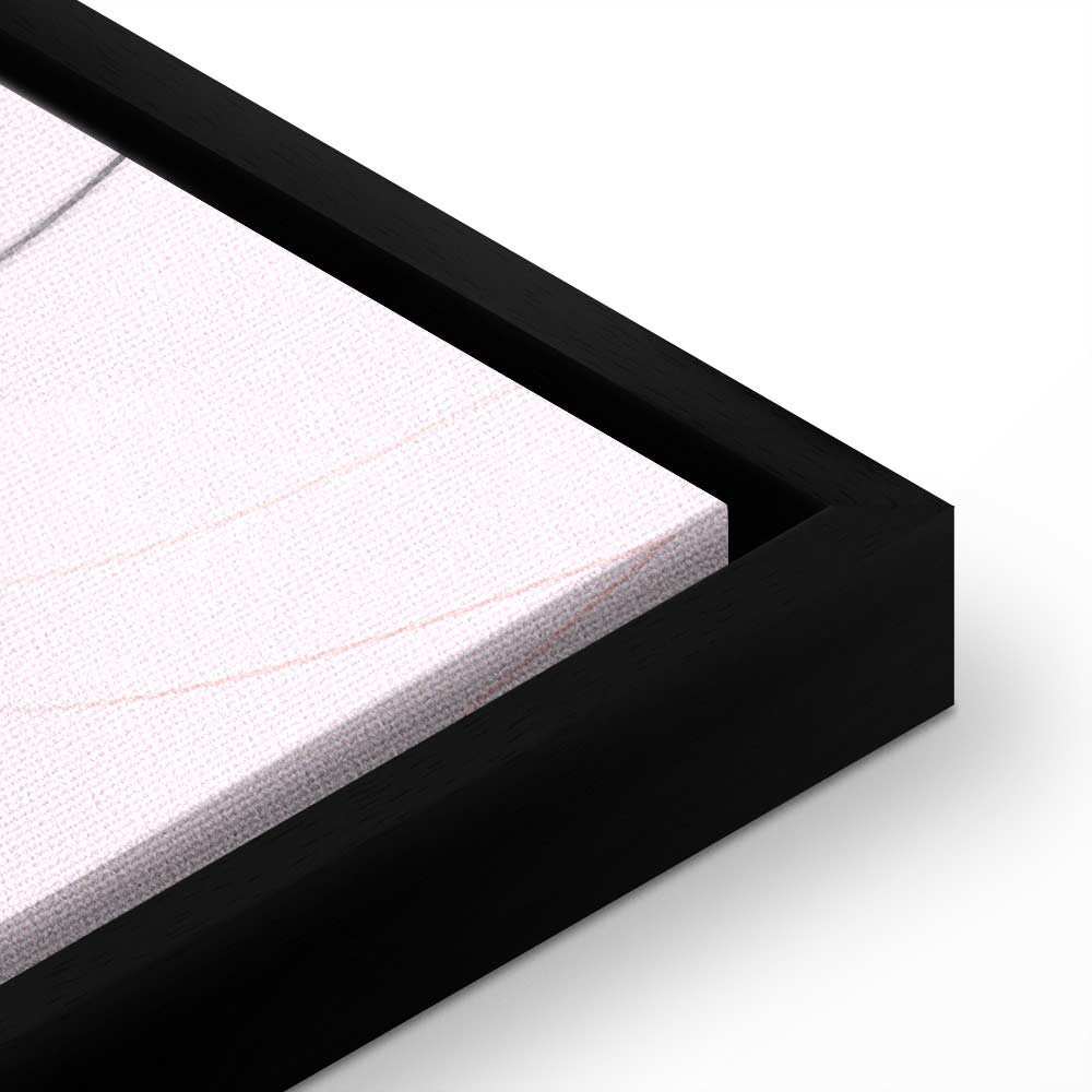 Liquid Lips Text Fashion Canvas Print