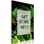 Canvas Print Get Some Rest Vertical (1 Part)