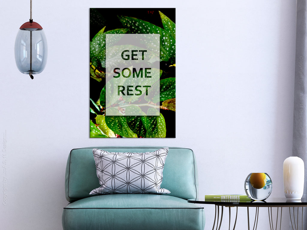 Canvas Print Get Some Rest Vertical (1 Part)