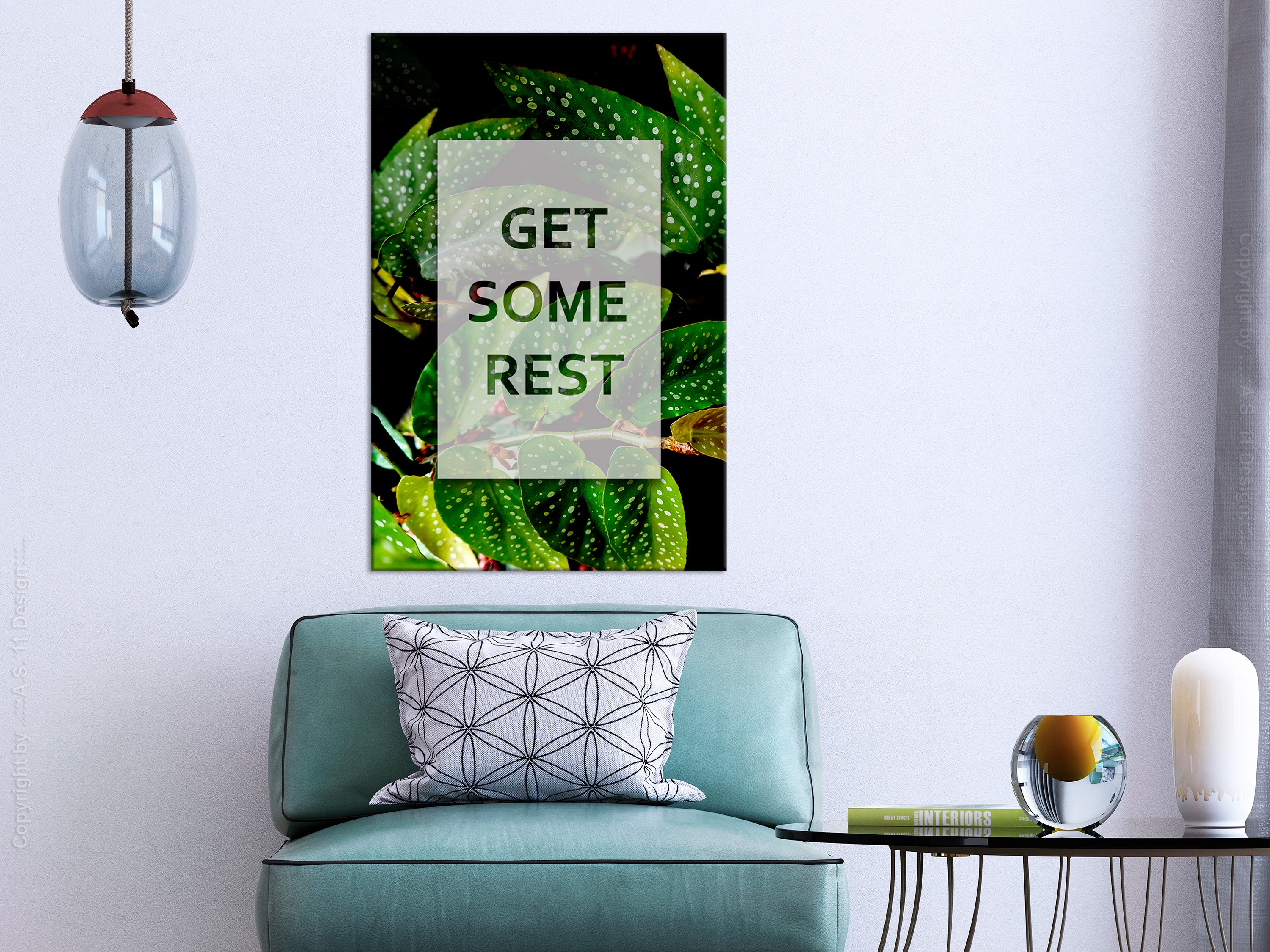 Canvas Print Get Some Rest Vertical (1 Part)