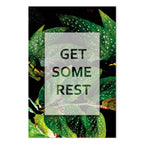 Get Some Rest Text Nature Canvas Print