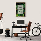 Get Some Rest Text Nature Canvas Print