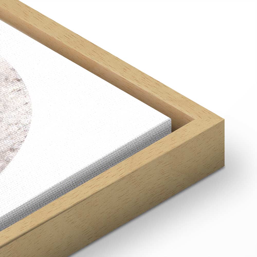 Flourishing Floral Lettering Vintage Canvas Print