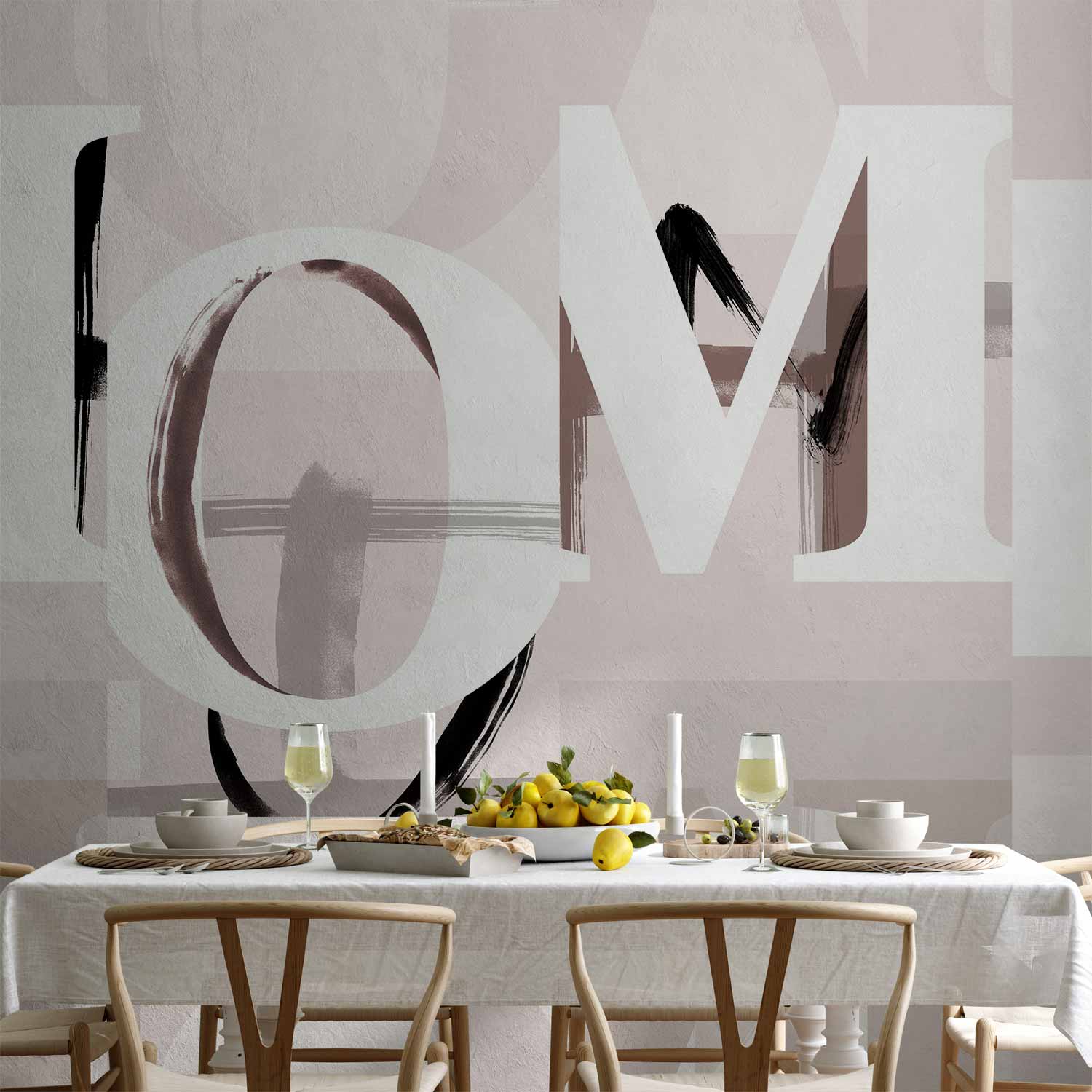 My Home Text Wall Mural