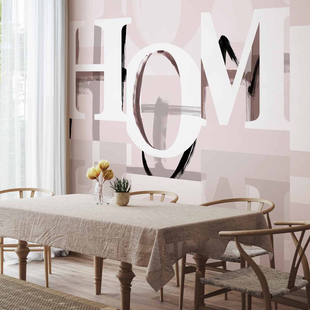 My Home Text Wall Mural