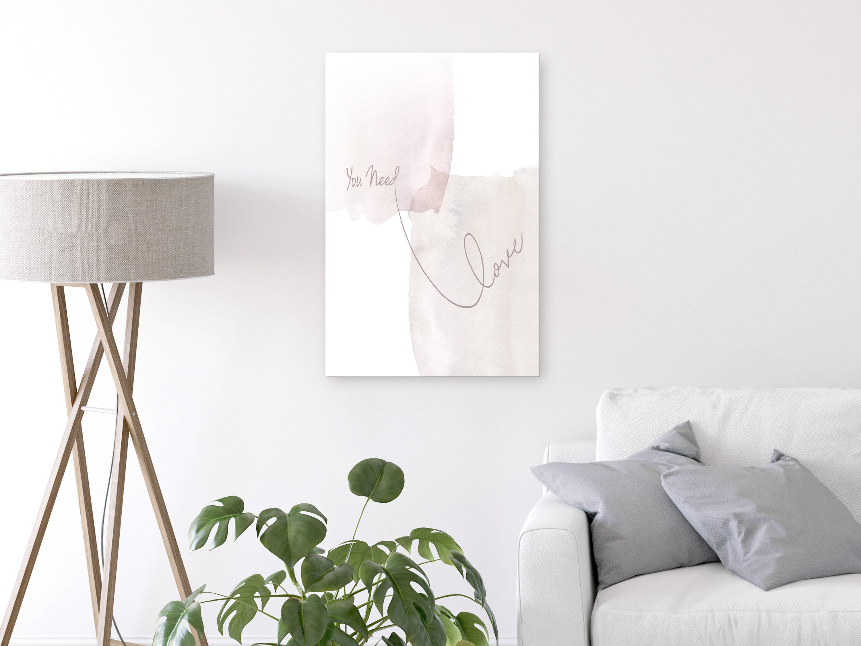 Canvas Print You Need Love - Vertical
