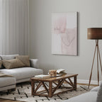 Watercolor Love Quote Vertical Canvas Print