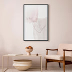 Watercolor Love Quote Vertical Canvas Print