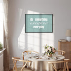 Do Something Creative Everyday Quote Canvas Print