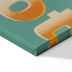 Be Cool Typography Vertical Canvas Print