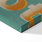 Be Cool Typography Vertical Canvas Print