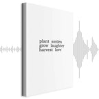 Harvest of Love Text Canvas Print