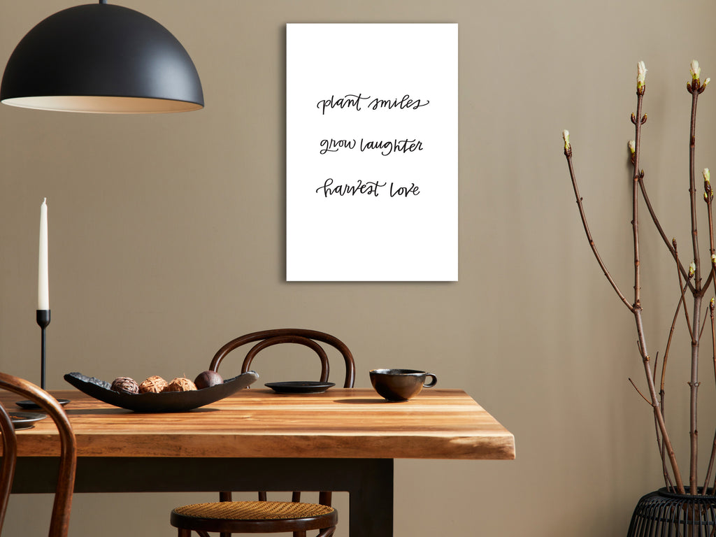 Canvas Print Joy and Love Vertical - 1 Part