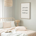 Joy and Love Quote Text Canvas Print