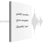 Joy and Love Quote Text Canvas Print