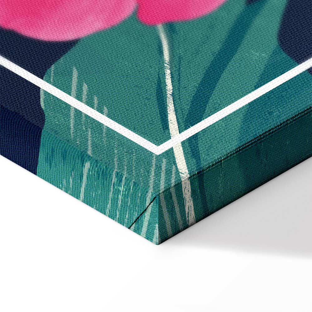 Vertical Nature Text Canvas Print