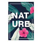 Vertical Nature Text Canvas Print