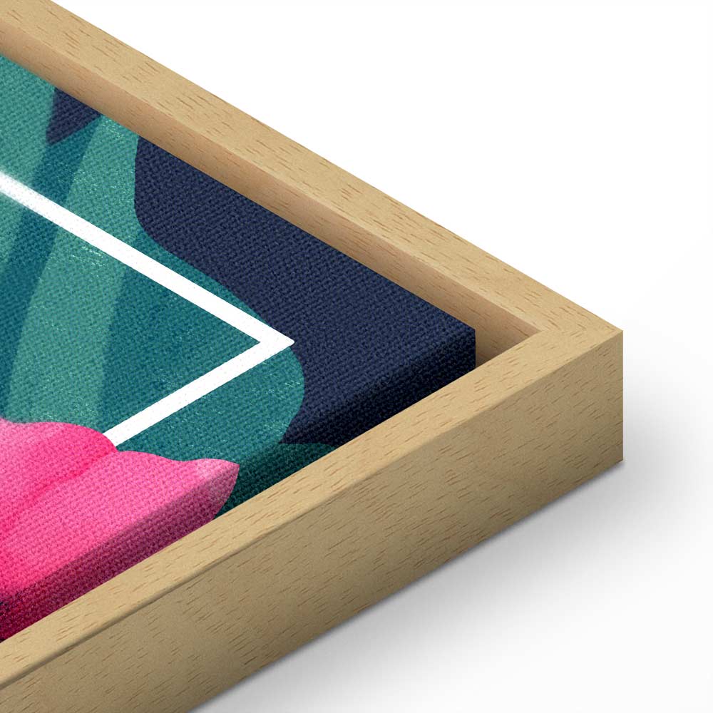 Vertical Nature Text Canvas Print