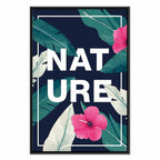 Vertical Nature Text Canvas Print