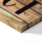 Positive Affirmations Text Canvas Print