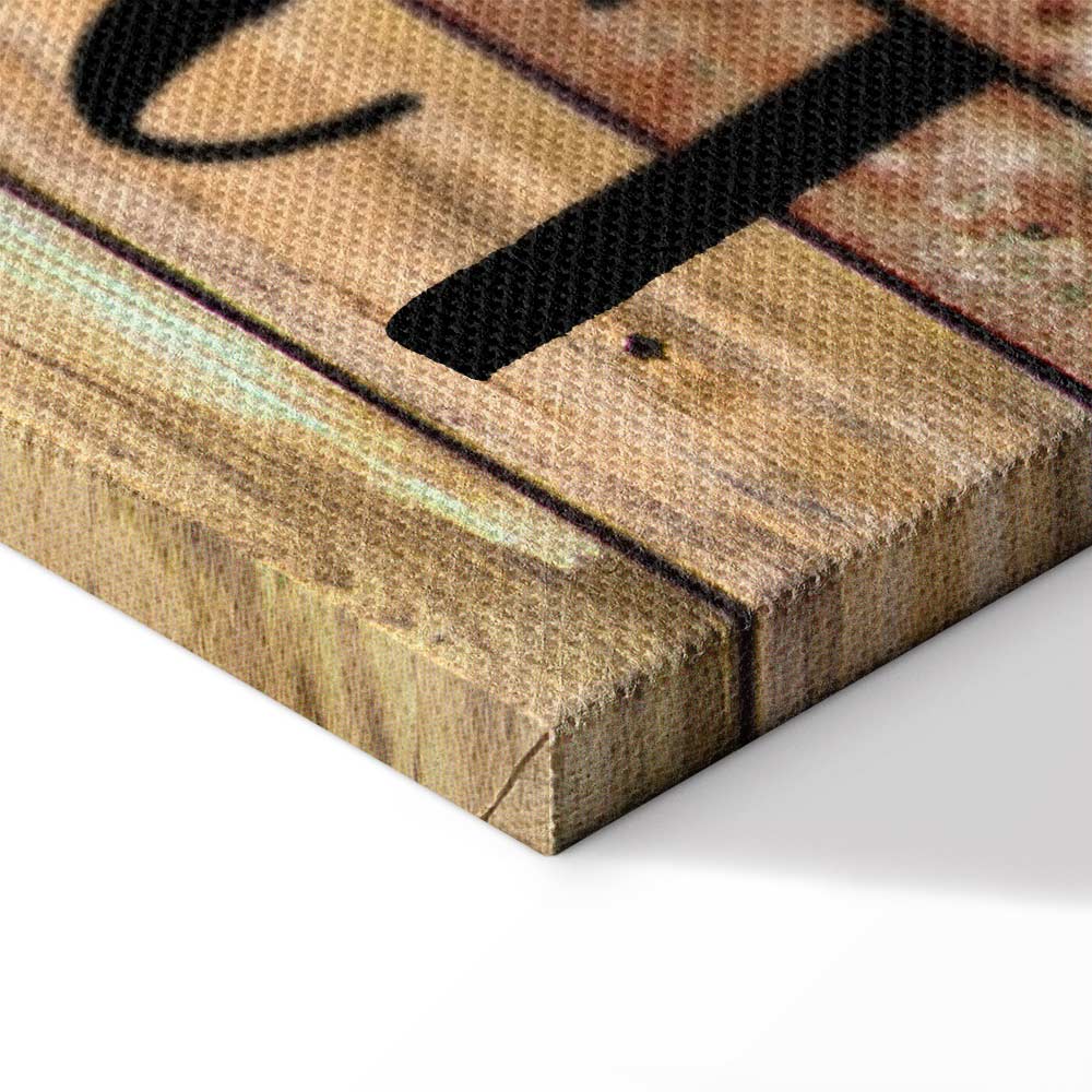 Positive Affirmations Text Canvas Print