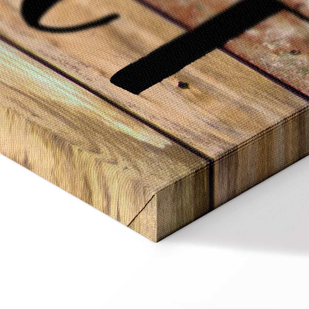 Positive Affirmations Text Canvas Print