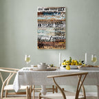 Positive Affirmations Text Canvas Print